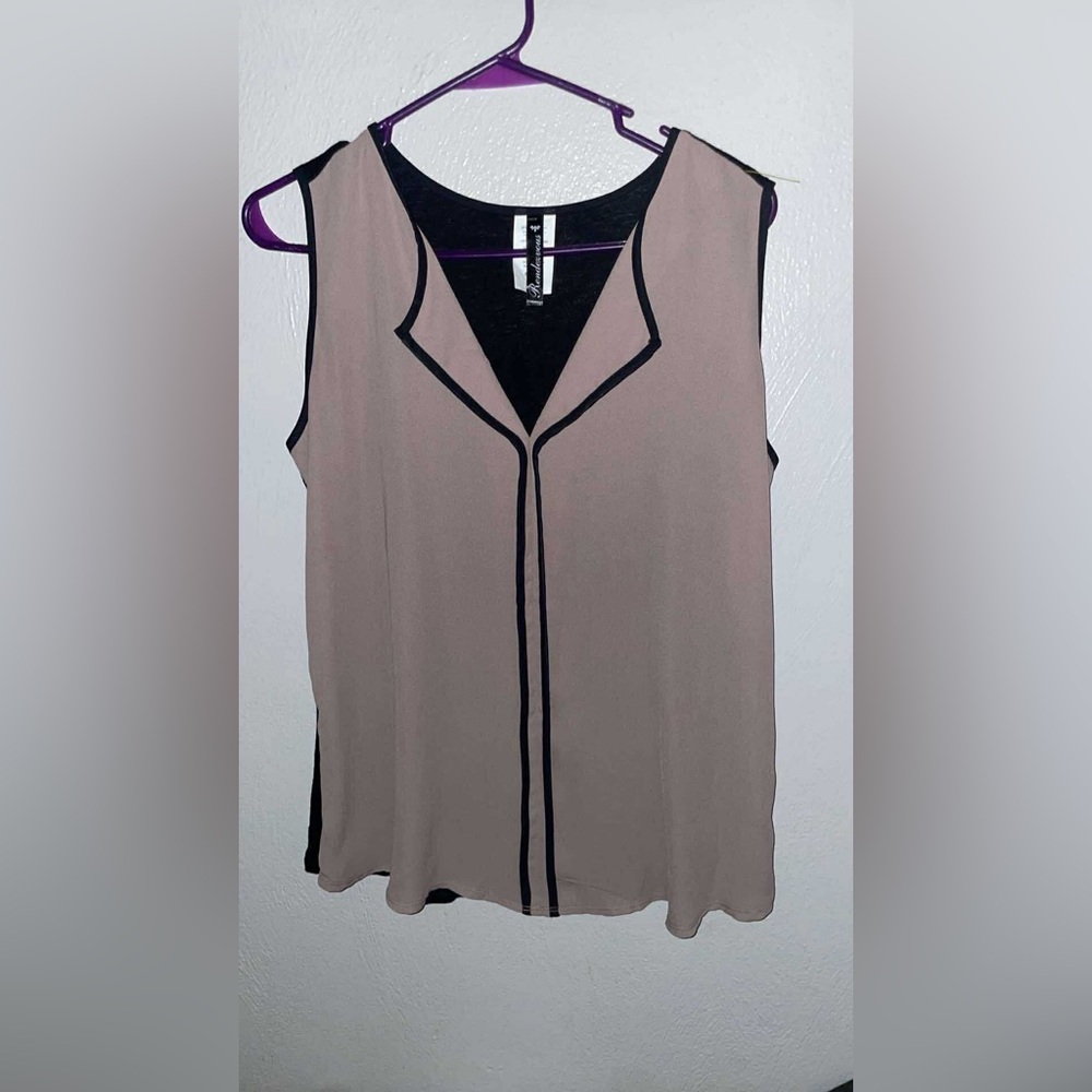Elegant Women's Tan Tank Top